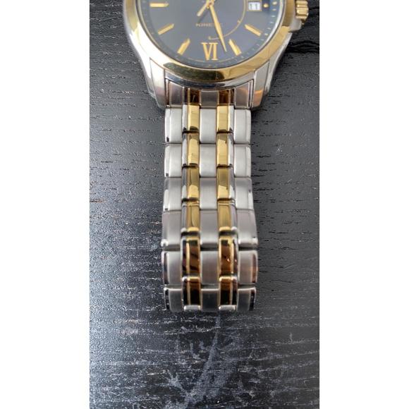 Seiko Men's Blue Dial Two-Tone Stainless Steel Watch - Picture 4 of 6